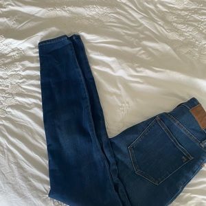 MADEWELL Curvy High Rise Skinny Jeans Dark Wash Size 27